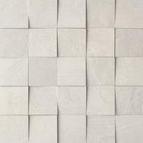 Плитка Impronta Italgraniti Spatula Bianco Mosaico Mix 3D 34.5x34.5 см, поверхность матовая, рельефная