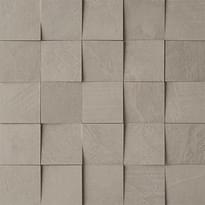 Плитка Impronta Italgraniti Spatula Lino Mosaico Mix 3D 34.5x34.5 см, поверхность матовая, рельефная