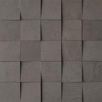 Плитка Impronta Italgraniti Spatula Tabacco Mosaico Mix 3D 34.5x34.5 см, поверхность матовая, рельефная