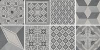 Плитка Impronta Italgraniti Square Pattern Mix F Dec 20x20 см, поверхность матовая