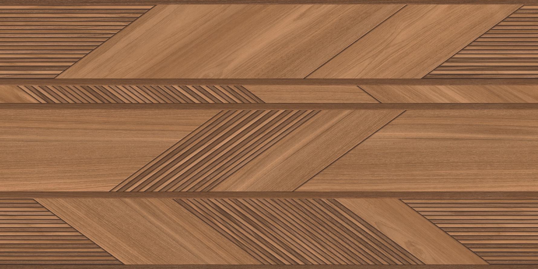 Плитка Infinity Ceramica Hazzel Wood Brown Matt 60x120 см, поверхность матовая