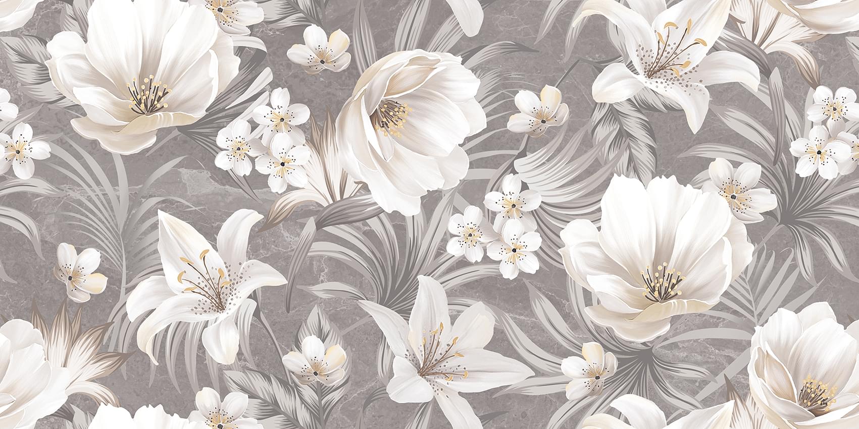 Плитка Infinity Ceramica Linsey Decor Grey Lush Plus 60x120 см, поверхность матовая, рельефная