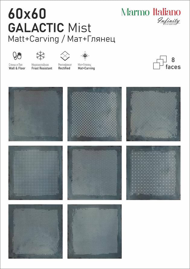 керамогранит фабрики Infinity Ceramica коллекция Marmo Italiano