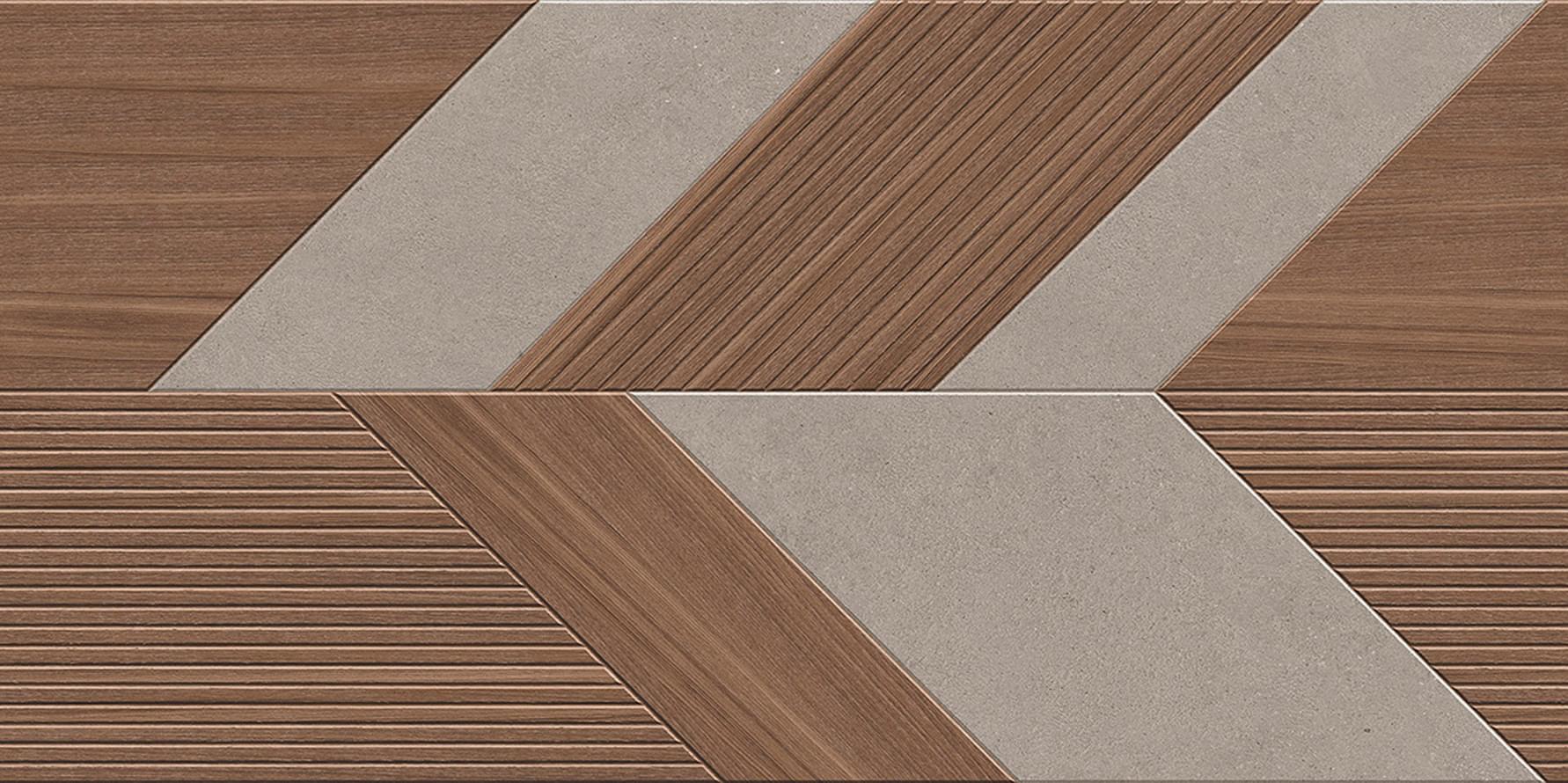 Плитка Infinity Ceramica Soft Wood Walnut Matt 60x120 см, поверхность матовая