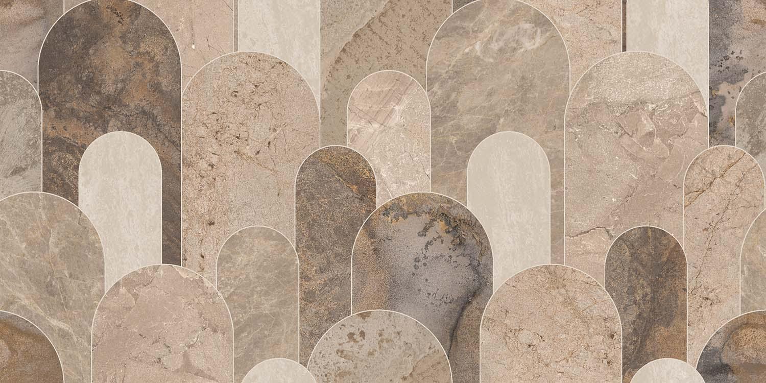 Плитка Infinity Ceramica Tyra Decor Ivory Blush Lush Plus 60x120 см, поверхность матовая