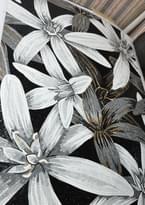 Плитка Irida Mosaic Art Лилии Черно-Белые 160.5x214 см, поверхность глянец