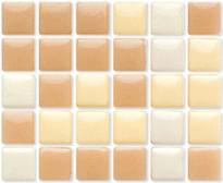 Плитка Irida Mosaic Caramel Creme 32.2x32.2 см, поверхность глянец
