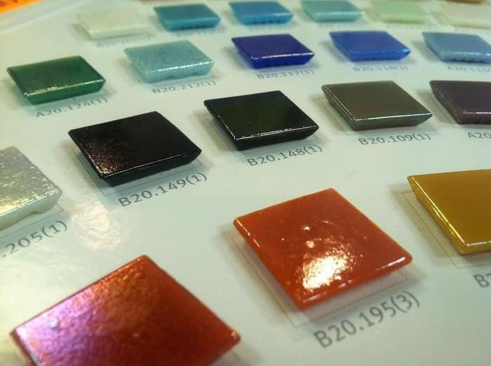 стекло фабрики Irida Mosaic коллекция Glamour