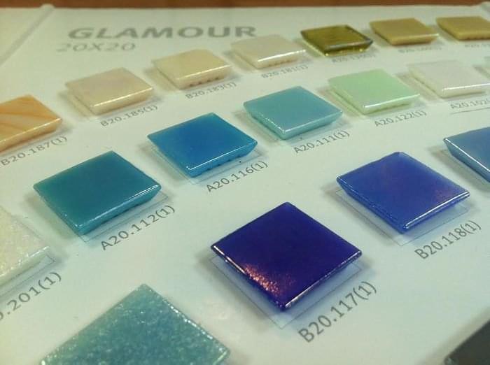 стекло фабрики Irida Mosaic коллекция Glamour