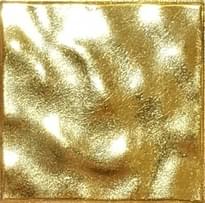 Плитка Irida Mosaic Gold 10.Fogs Желтое Гофрированное Золото 1x1 см, поверхность глянец
