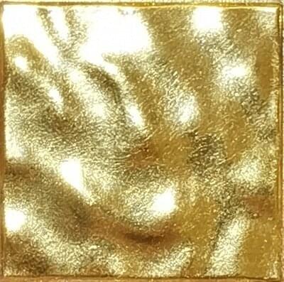 Irida Mosaic Gold 20.Ogs Желтое Напольное Гофрированное Золото 2x2