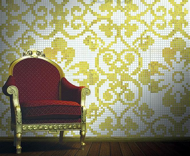 стекло фабрики Irida Mosaic коллекция Gold