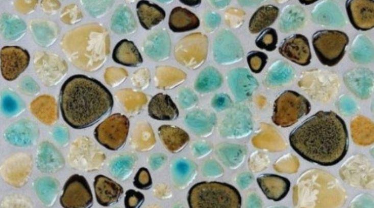 стекло фабрики Irida Mosaic коллекция Poseidon