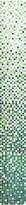 Плитка Irida Mosaic Sfumature Rich Green 32.7x261.6 см, поверхность глянец