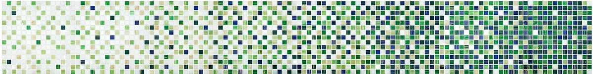 Irida Mosaic Sfumature Rich Green 32.7x261.6