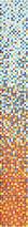 Плитка Irida Mosaic Sfumature Sanset 32.7x261.6 см, поверхность глянец