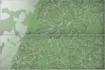 Плитка Iris Slide Comp. Flowers Emerald 40x60 см, поверхность глянец