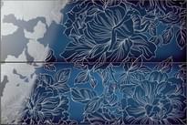 Плитка Iris Slide Comp. Flowers Ocean 40x60 см, поверхность глянец
