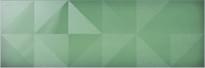 Плитка Iris Slide Dec Emerald 10x30 см, поверхность глянец
