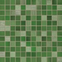 Плитка Iris Slide Mosaico Emerald 30x30 см, поверхность глянец