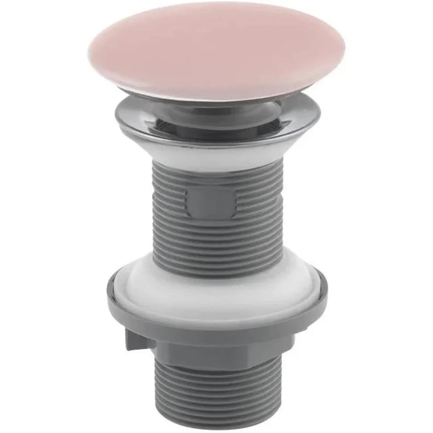 Плитка Isvea Ceramic Pop-Up Донный клапан для раковины Ceramic Pop-Up керамический без перелива клик-клак лососевый матовый  поверхность матовая