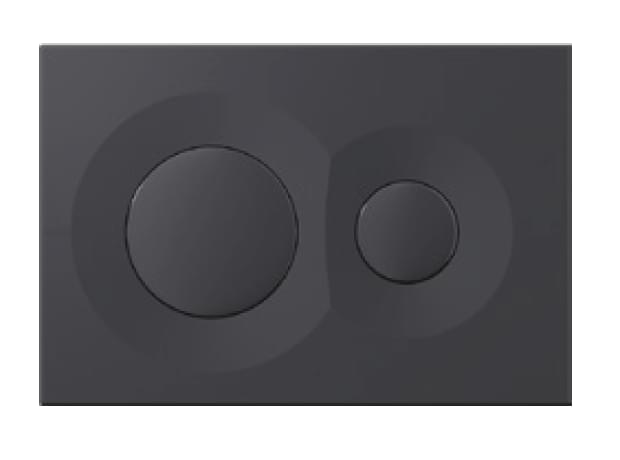 Плитка Isvea Dome Смывная клавиша DOME антрацит матовый поверхность матовая