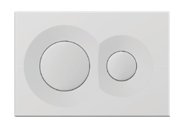 Плитка Isvea Dome Смывная клавиша DOME белый матовый поверхность матовая