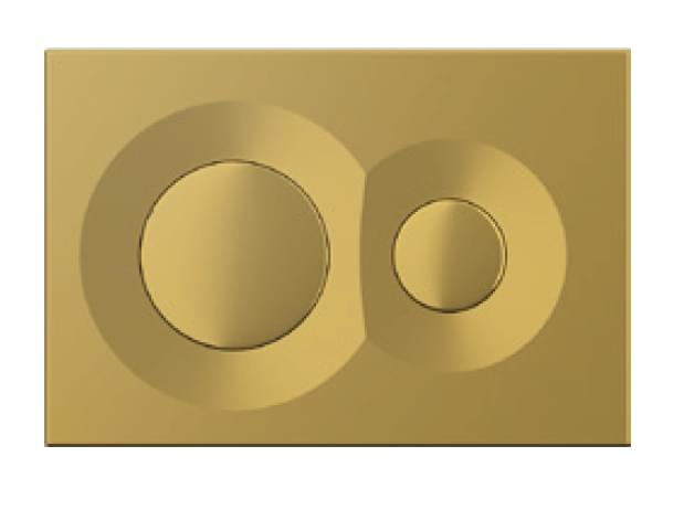 Плитка Isvea Dome Смывная клавиша DOME золото матовый поверхность матовая