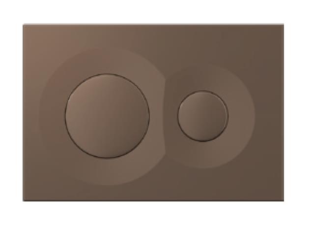 Плитка Isvea Dome Смывная клавиша DOME коричневый матовый поверхность матовая