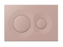 Плитка Isvea Dome Смывная клавиша DOME лососевый матовый поверхность матовая