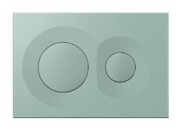 Плитка Isvea Dome Смывная клавиша DOME мятно-зеленый матовый поверхность матовая