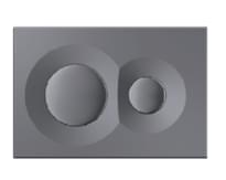 Плитка Isvea Dome Смывная клавиша DOME серый камень матовый поверхность матовая