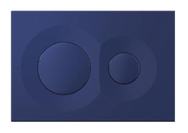 Плитка Isvea Dome Смывная клавиша DOME синий матовый поверхность матовая