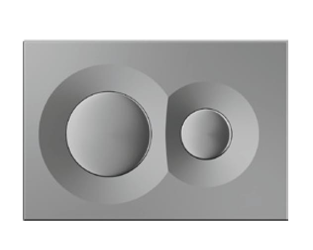 Плитка Isvea Dome Смывная клавиша DOME хром матовый поверхность матовая