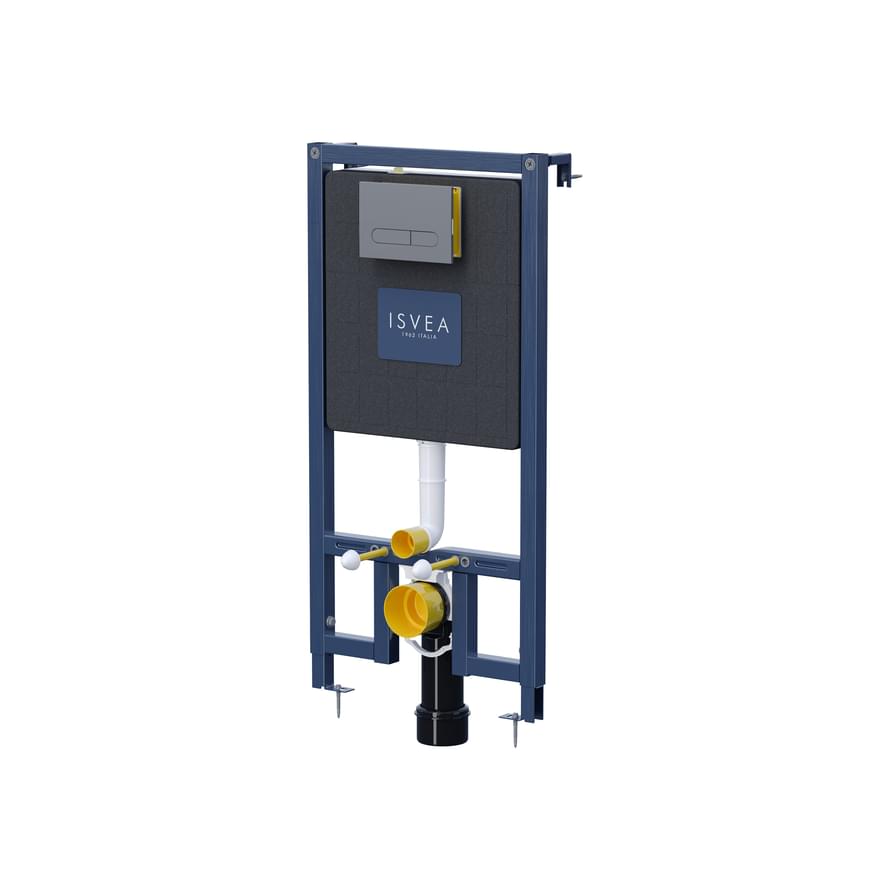 Плитка Isvea Durezza Инсталляция Durezza для унитаза без клавиши  поверхность нет