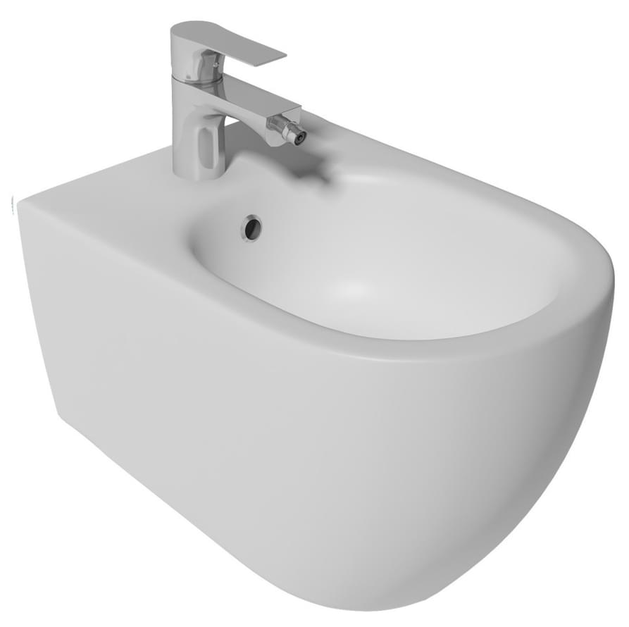Плитка Isvea Infinity Биде подвесное INFINITY 365x530 белый матовый  поверхность матовая