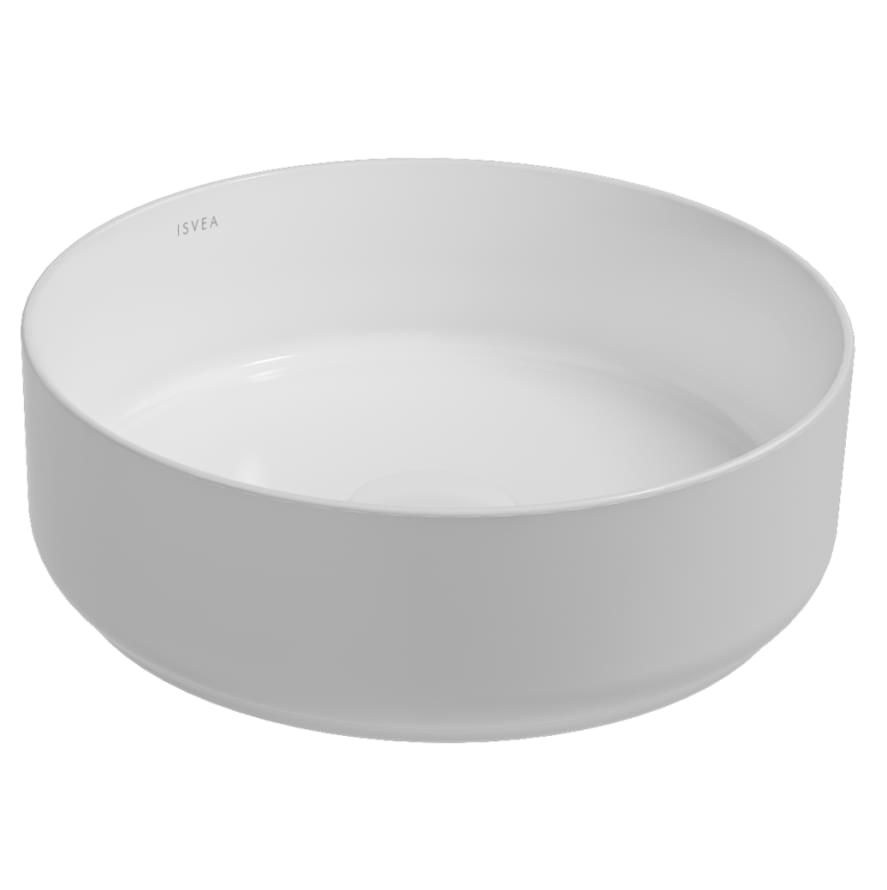 Плитка Isvea Infinity Раковина накладная INFINITY 360x360x120мм белый матовый  поверхность матовая
