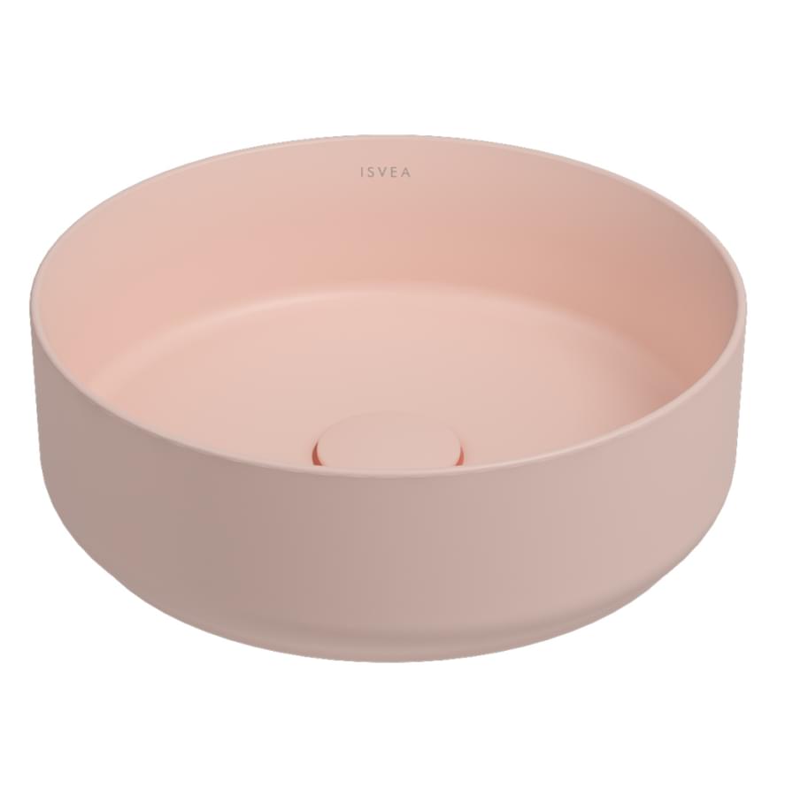 Плитка Isvea Infinity Раковина накладная INFINITY 360x360x120мм лососевый матовый  поверхность матовая