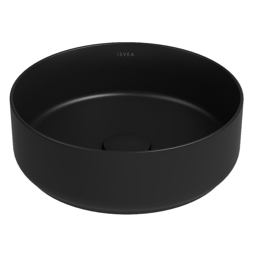 Плитка Isvea Infinity Раковина накладная INFINITY 360x360x120мм черный матовый  поверхность матовая