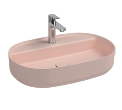 Плитка Isvea Infinity Раковина накладная INFINITY 600x400x120мм лососевый матовый  поверхность матовая