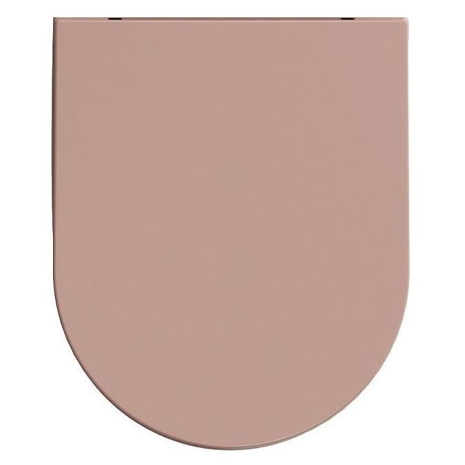 Плитка Isvea Infinity Сиденье для унитаза INFINITY с микролифтом лососевый матовый  поверхность матовая