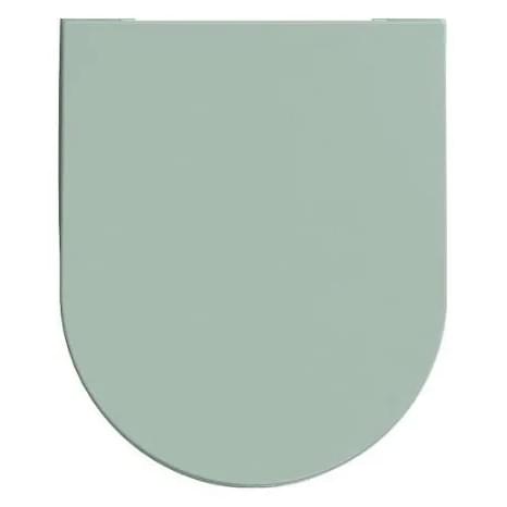 Плитка Isvea Infinity Сиденье для унитаза INFINITY с микролифтом мятно-зеленый матовый  поверхность матовая