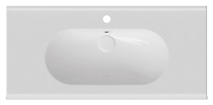 Плитка Isvea Sentimenti Раковина накладная SENTIMENTI 1000x450x170мм белый  поверхность глянец