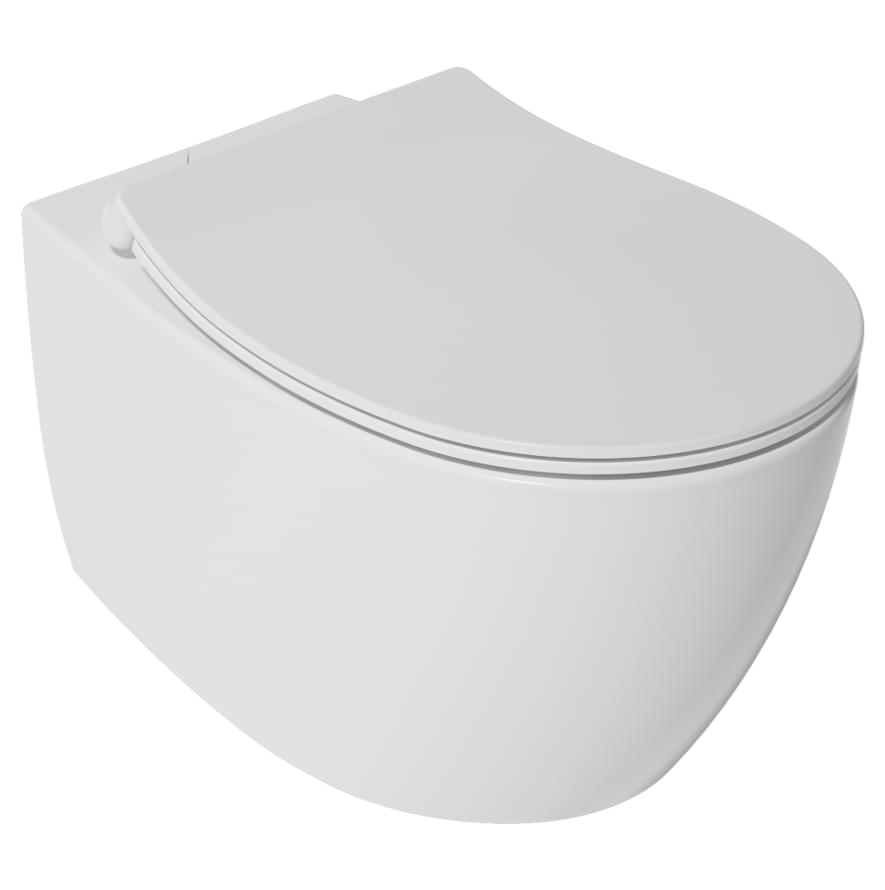 Плитка Isvea Sentimenti Сиденье для унитаза SENTIMENTI с микролифтом белый  поверхность глянец