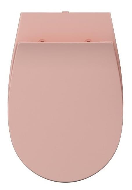 Плитка Isvea Sentimenti Сиденье для унитаза SENTIMENTI с микролифтом лососевый матовый  поверхность матовая