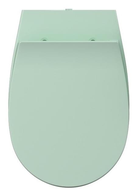 Плитка Isvea Sentimenti Сиденье для унитаза SENTIMENTI с микролифтом мятно-зеленый матовый  поверхность матовая