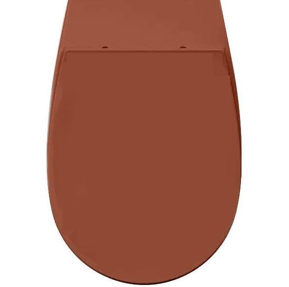 Плитка Isvea Sentimenti Сиденье для унитаза SENTIMENTI с микролифтом терракотовый матовый  поверхность матовая