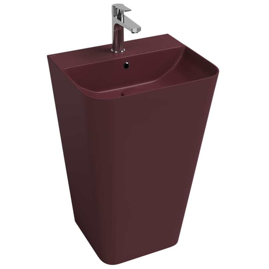 Плитка Isvea Sott Aqua Раковина напольная SOTT AQUA 500x420x830мм бордовый матовый  поверхность матовая