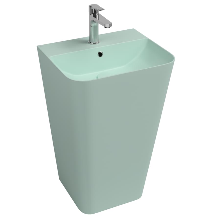 Плитка Isvea Sott Aqua Раковина напольная SOTT AQUA 500x420x830мм мятно-зеленый матовый  поверхность матовая