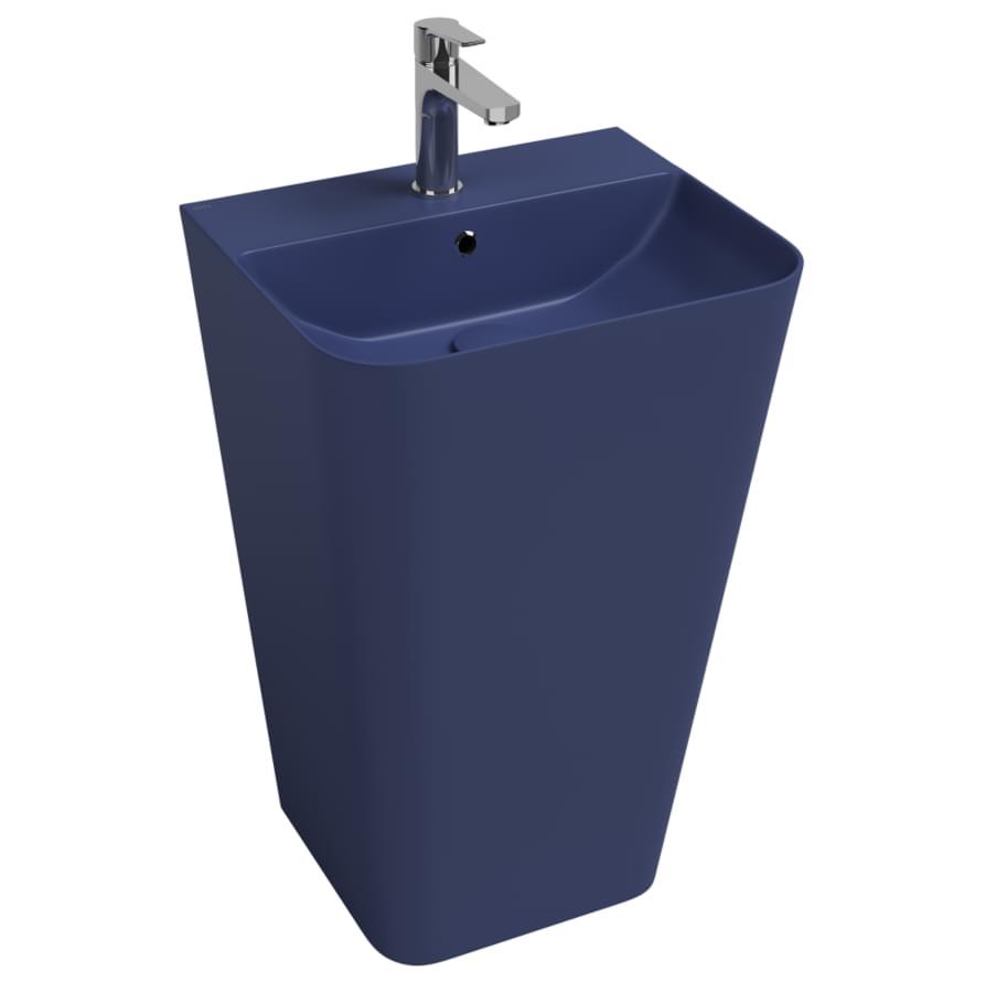 Плитка Isvea Sott Aqua Раковина напольная SOTT AQUA 500x420x830мм синий матовый  поверхность матовая